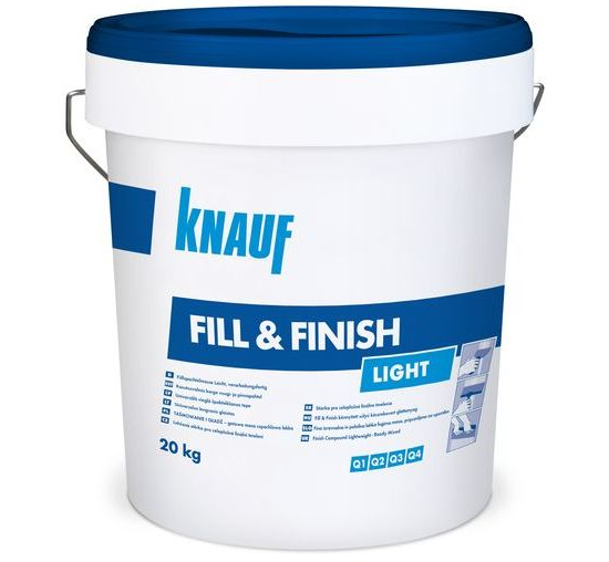 KNAUF Fill finish light gatavā vieglā špaktele 20kg  (zils)